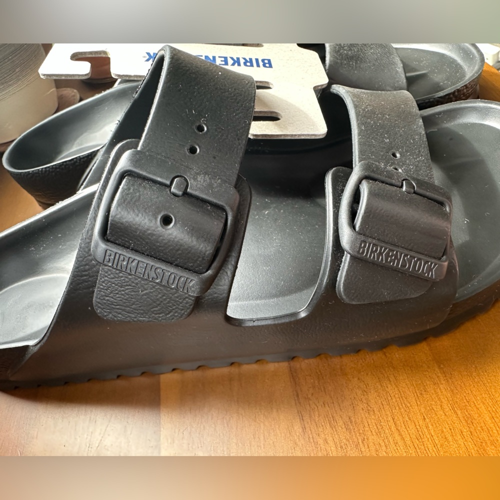 Birkenstock NWT Arizona EVA black sandals - EU 43 / US men’s 10 - Picture 7 of 8